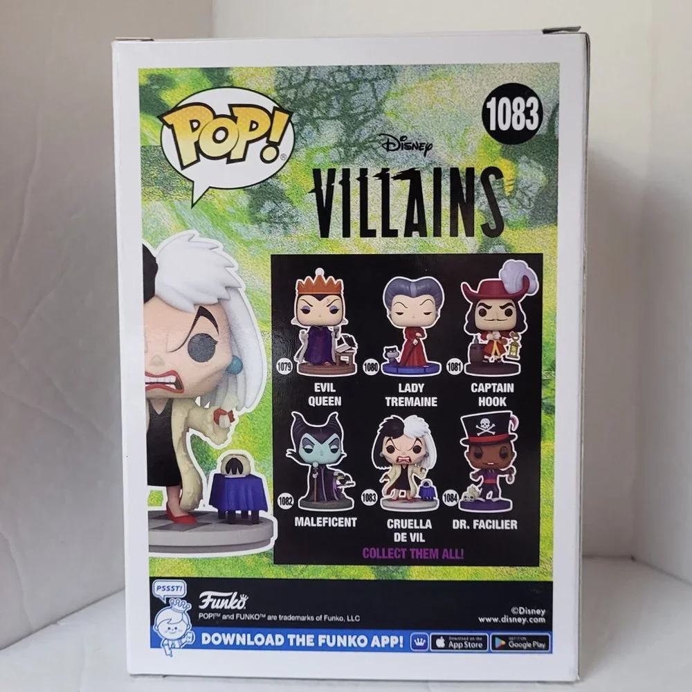 New Funko Pop! Disney: Villains -‎ Cruella de Vil 1083